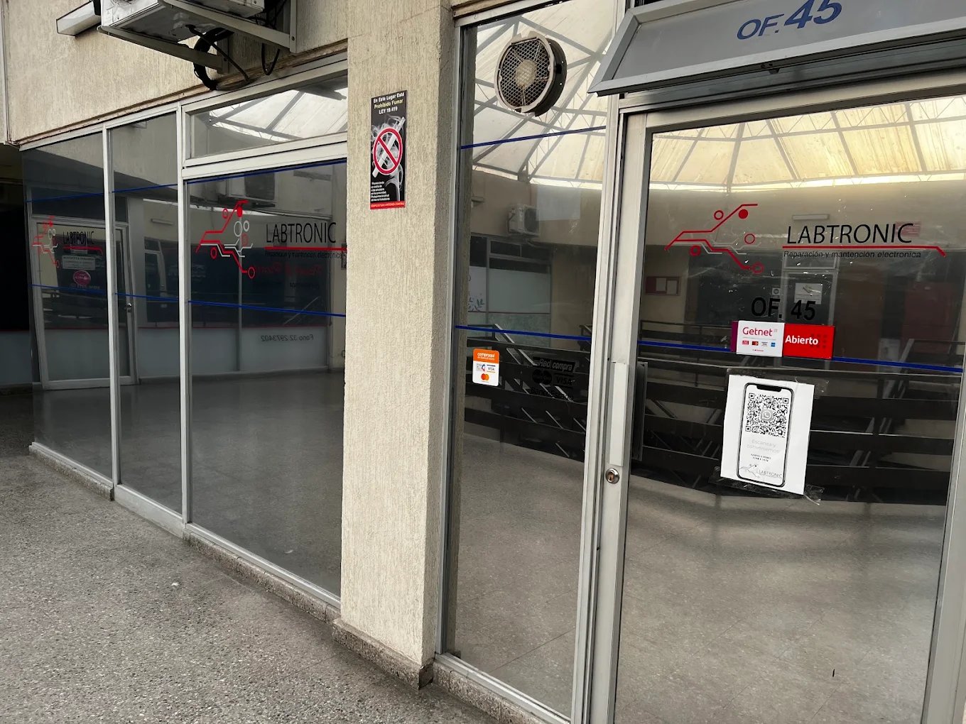 Fachada de Labtronic en Viña del Mar